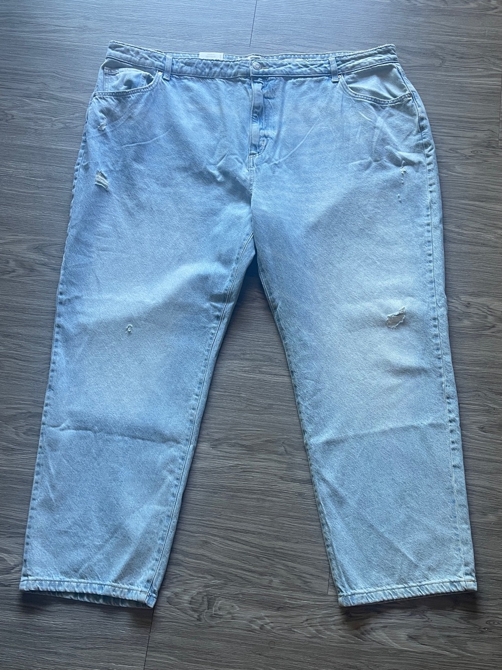 Cotton On Air Worn Blue Lightly Distressed Women’s Jeans Size 42